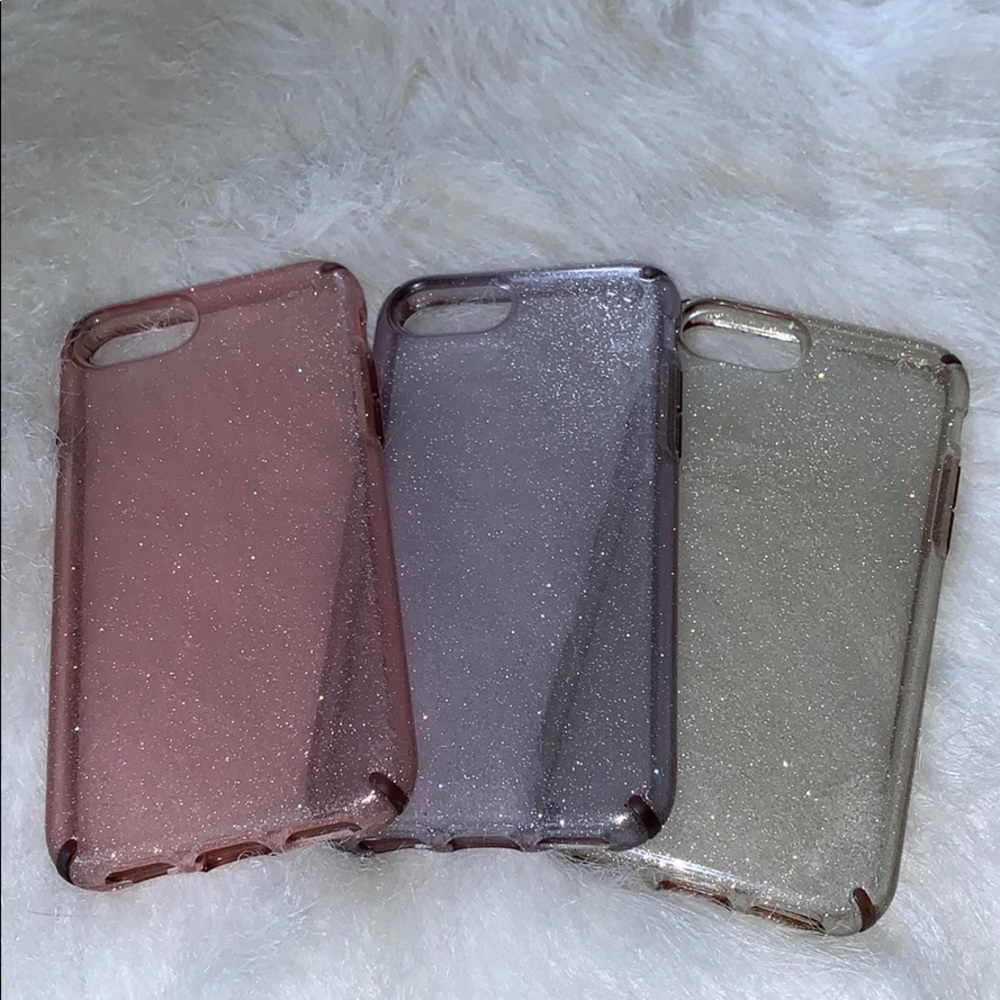 3 Speck IPhone 7/8 Glitter Phone Cases